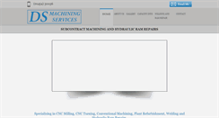 Desktop Screenshot of dsmachining.co.uk